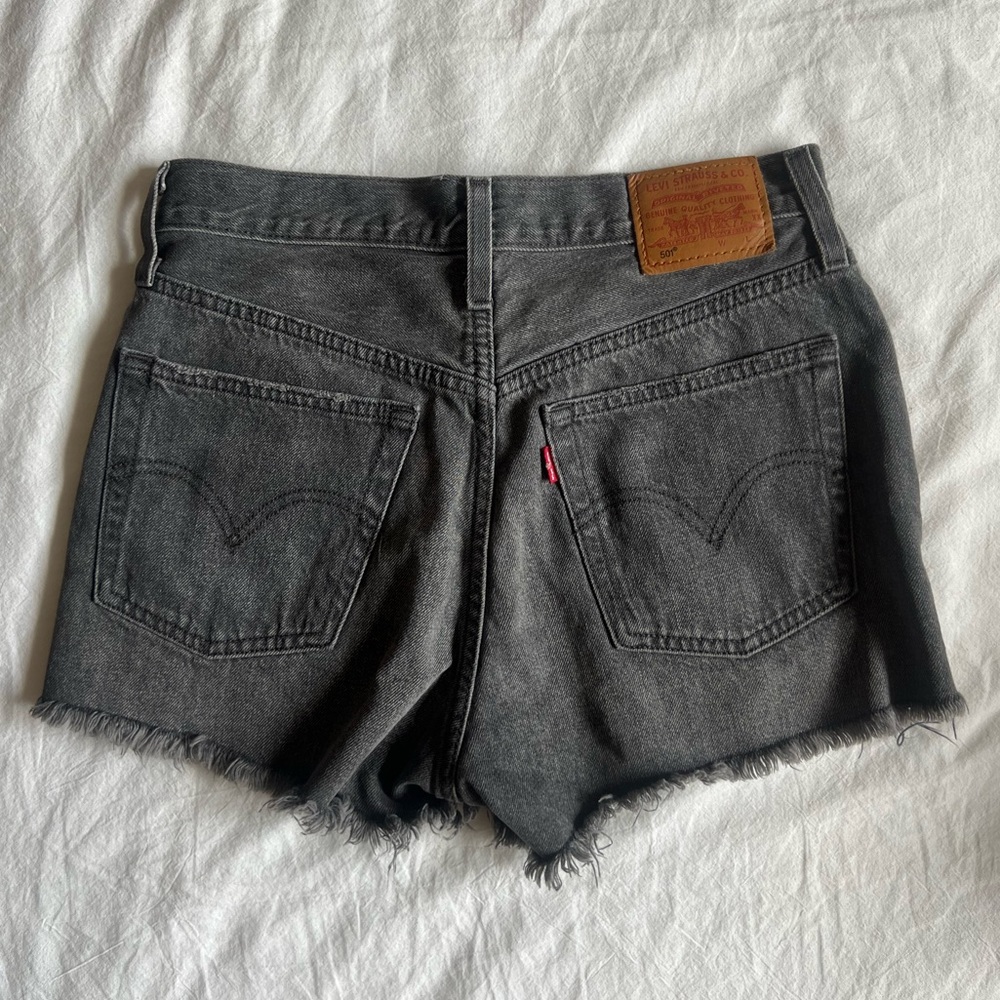 Black LEVI High-rise Shorts